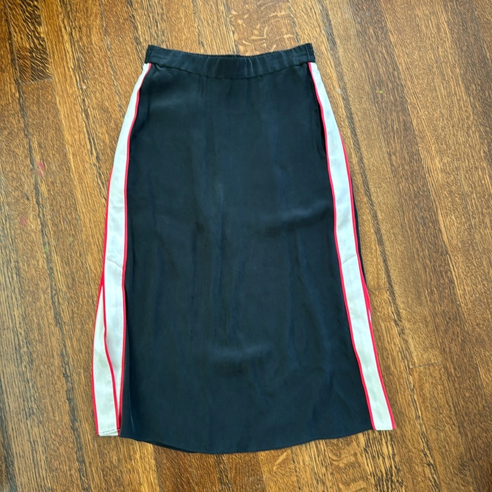 Rag & Bone black midi skirt